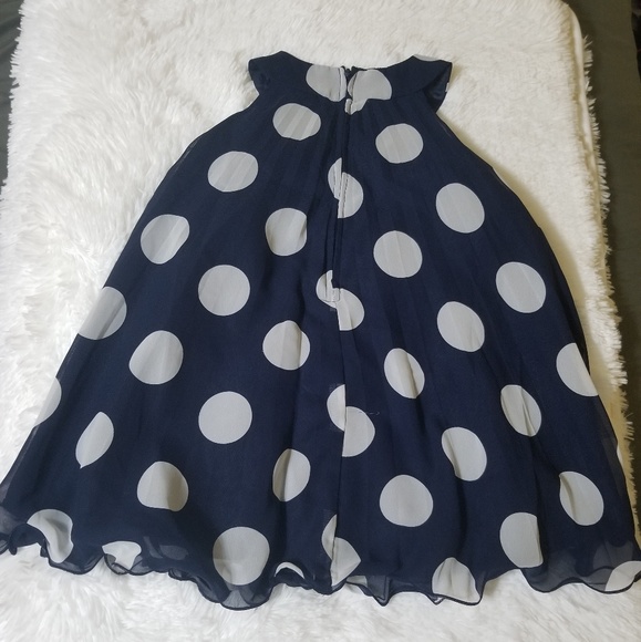 Jessica Ann Other - Beautiful Polka Blue White Dress T3